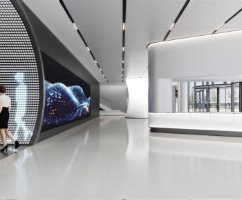 Modern Office Reception Desk-ID:779875993