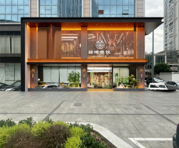 New Chinese Style Facade Element-ID:250210057