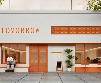 Modern Facade Element-ID:726133117