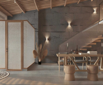 Wabi-sabi Style Tea House-ID:850886115