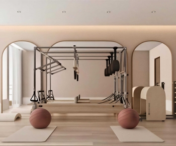 Wabi-sabi Style Yoga Room-ID:884139066