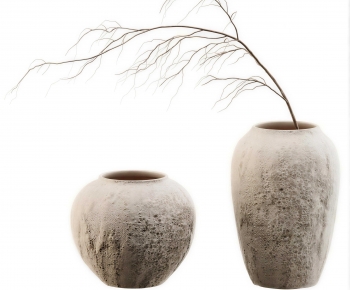 Wabi-sabi Style Clay Pot-ID:845427992