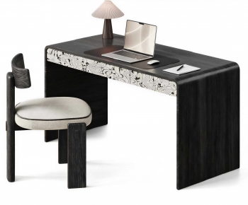 Modern Computer Desk And Chair-ID:332180987