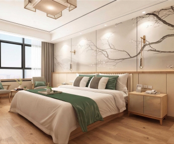 New Chinese Style Bedroom-ID:157577048