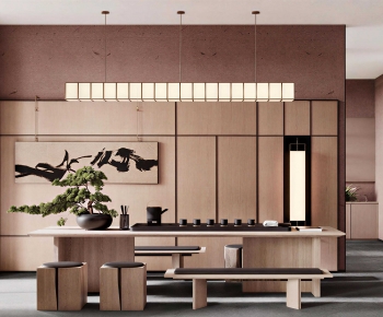 New Chinese Style Tea House-ID:890340867