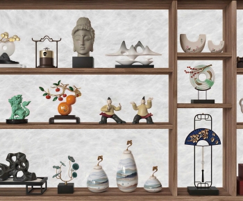 New Chinese Style Decorative Set-ID:466378933