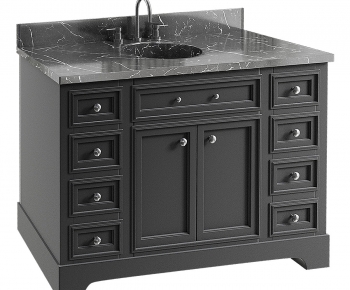 European Style Bathroom Cabinet-ID:469199909