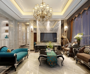 European Style A Living Room-ID:874685051