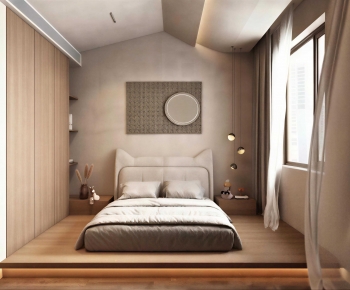 Wabi-sabi Style Bedroom-ID:459619053