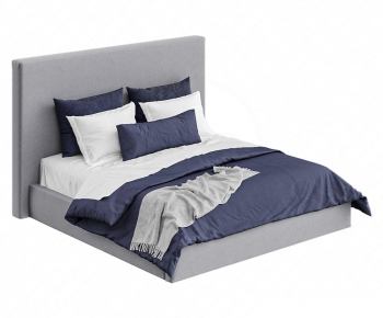 Modern Double Bed-ID:729453092