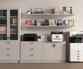 Modern File Cabinet-ID:445184955