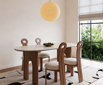 Modern Dining Table And Chairs-ID:418849046
