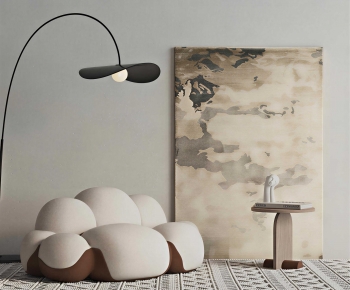 Wabi-sabi Style Single Sofa-ID:651170027