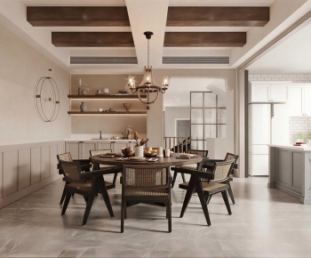 American Style Dining Room-ID:384430913