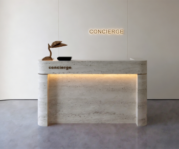 Modern Reception Desk-ID:863307009
