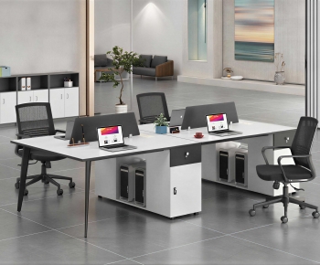 Modern Office Desk And Chair-ID:873023038