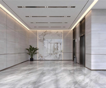 Modern Office Elevator Hall-ID:416228062