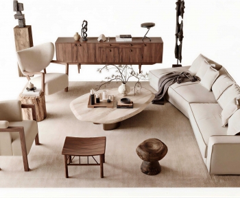 Wabi-sabi Style Sofa Combination-ID:787133937
