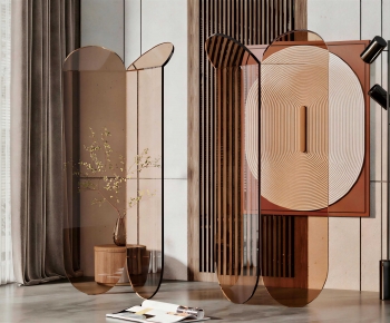 Modern Glass Screen Partition-ID:551829107
