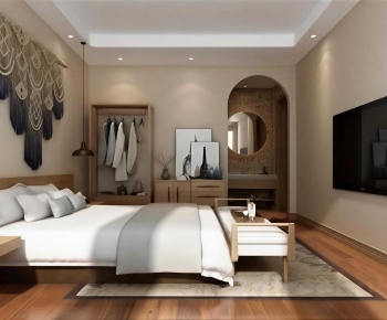 Wabi-sabi Style Guest Room-ID:275449991