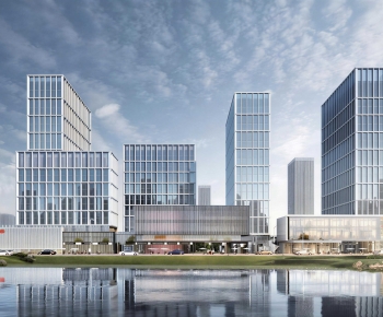 Modern Appearance Of Commercial Building-ID:858840929