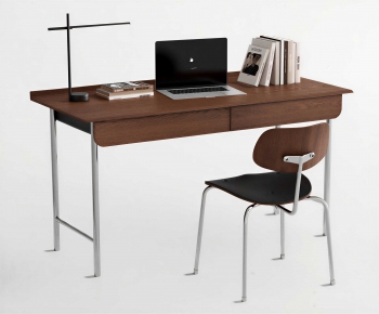 Modern Computer Desk And Chair-ID:932291034
