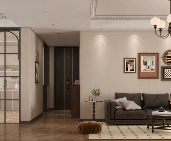 Modern A Living Room-ID:787683969
