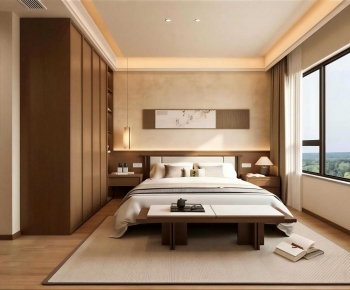 New Chinese Style Bedroom-ID:603058108