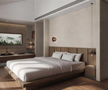 Wabi-sabi Style Guest Room-ID:717966088