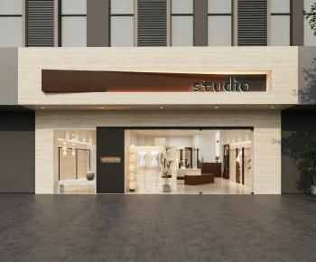 Modern Facade Element-ID:711051941