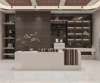 Modern Exhibition Hall-ID:677726984