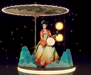 New Chinese Style Meichen-ID:412658933