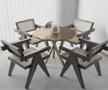 Wabi-sabi Style Leisure Table And Chair-ID:963443042