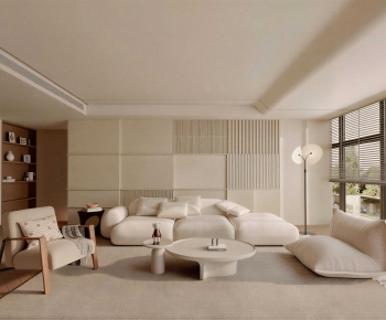 Wabi-sabi Style A Living Room-ID:728591928