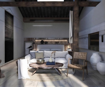 Wabi-sabi Style Guest Room-ID:506679066
