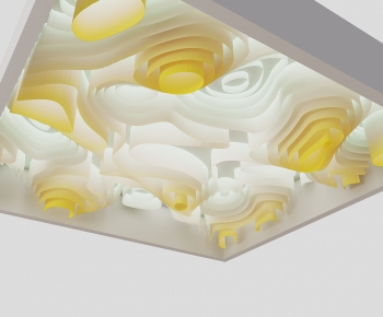 Modern Suspended Ceiling-ID:565751084