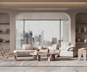 Wabi-sabi Style A Living Room-ID:473040105