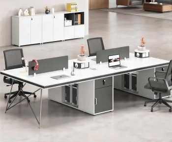Modern Office Desk And Chair-ID:973947052