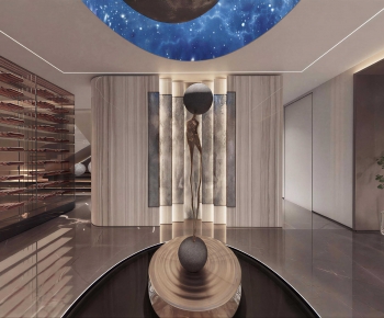 Modern Wine Cellar/Wine Tasting Room-ID:494724042