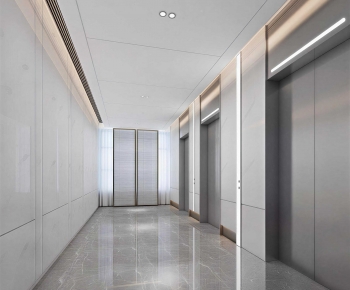 Modern Office Elevator Hall-ID:177300935