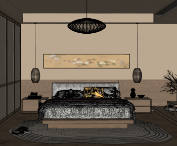 New Chinese Style Bedroom-ID:269714125