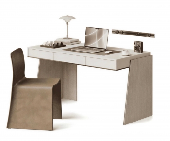 Modern Computer Desk And Chair-ID:485028035