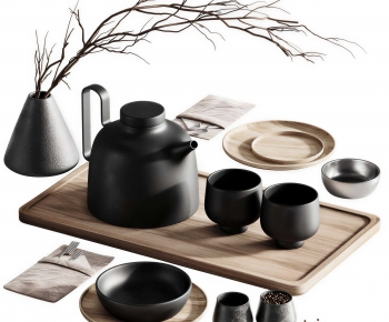 Wabi-sabi Style Tea Set-ID:434880976