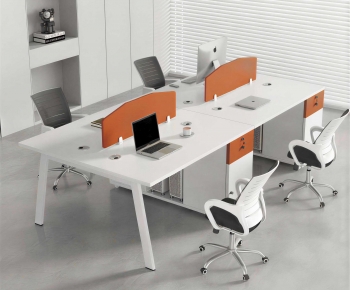 Modern Office Desk And Chair-ID:460829026