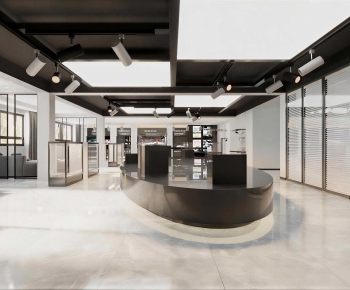 Modern Exhibition Hall-ID:492924932