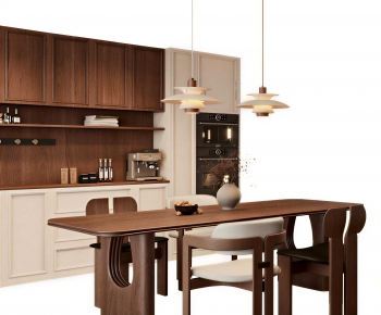 Wabi-sabi Style Dining Table And Chairs-ID:650943999