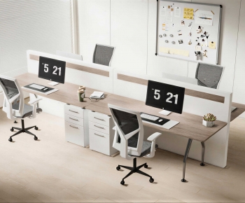 Modern Office Desk And Chair-ID:927443986