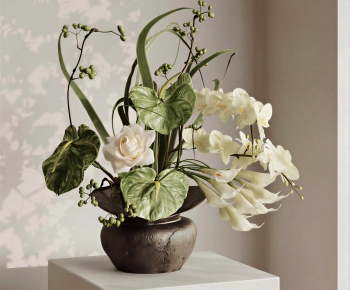 Wabi-sabi Style Flower Arrangement-ID:646830081