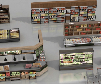 Modern Supermarket Shelf-ID:634372957