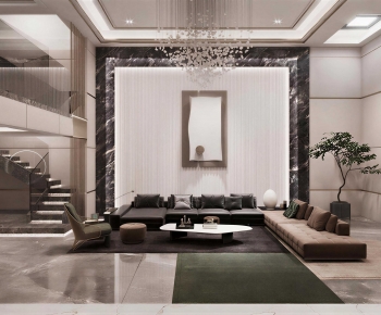 Modern A Living Room-ID:253951076